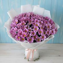 Букет сиреневая охапка в Агрогородок Букет цветов из:  Хризантемы в Агрогородок