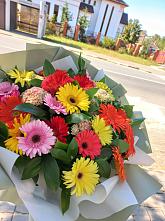 Букет цветов из:  Герберы #REPLACE_PRED# Агрогородок