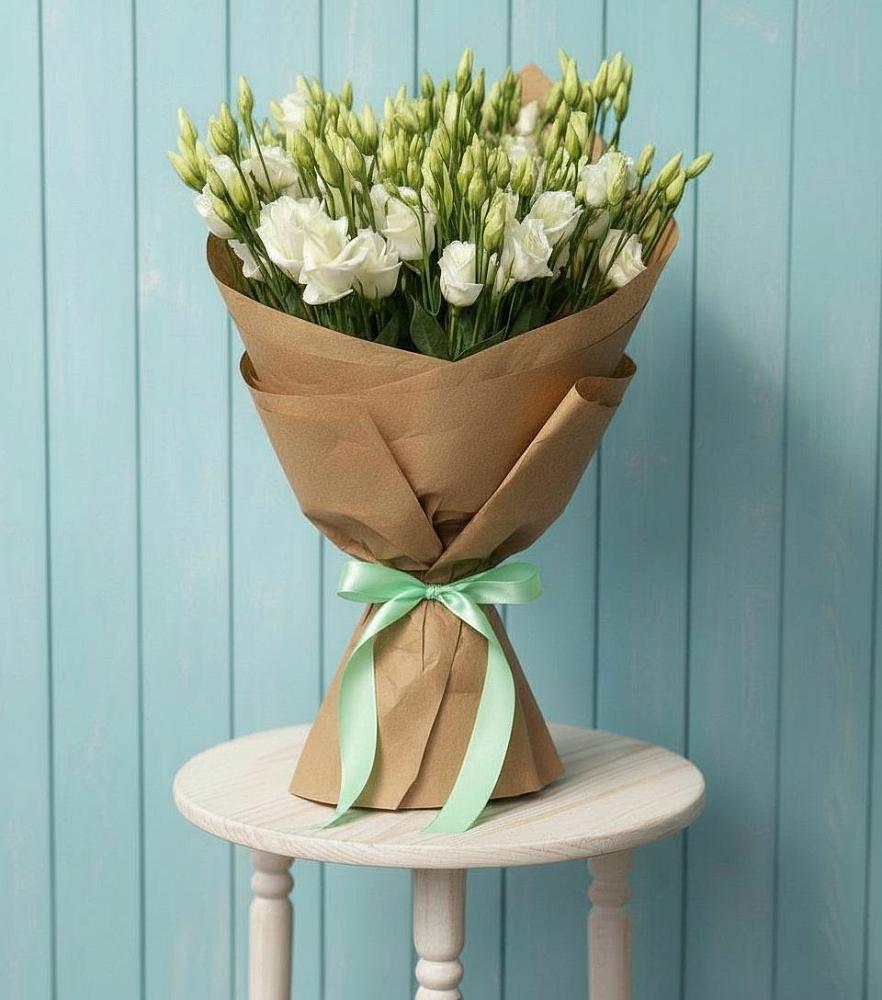 Букет Утренняя Свежесть в Агрогородок Букет цветов из: Лизиантусы в Агрогородок